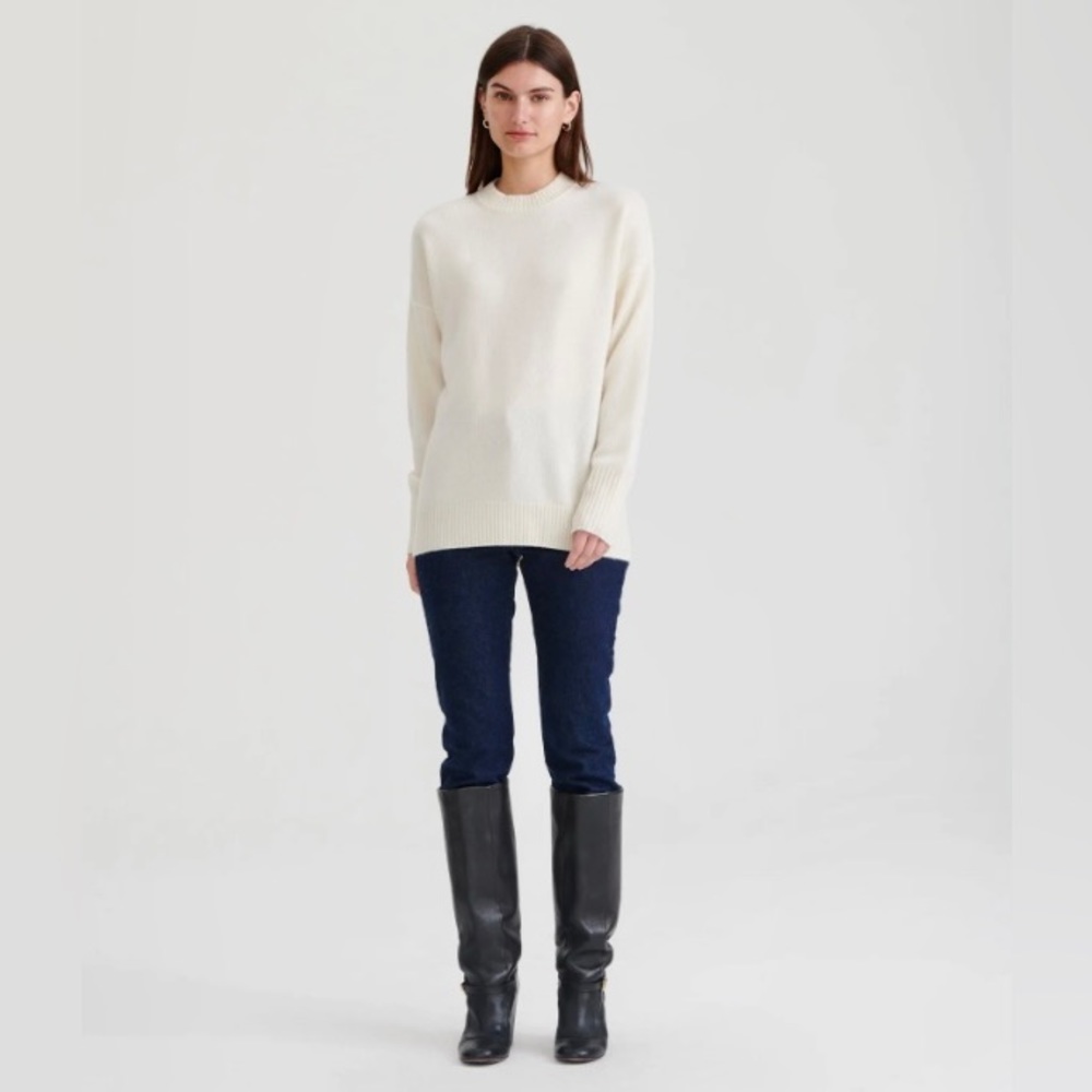 Naadam Luxe Cashmere Oversized Crewneck Sweater